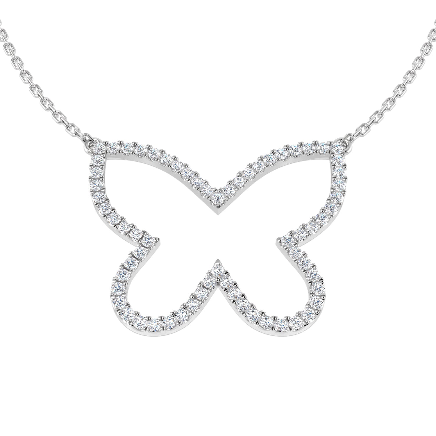 Round Diamond Necklace