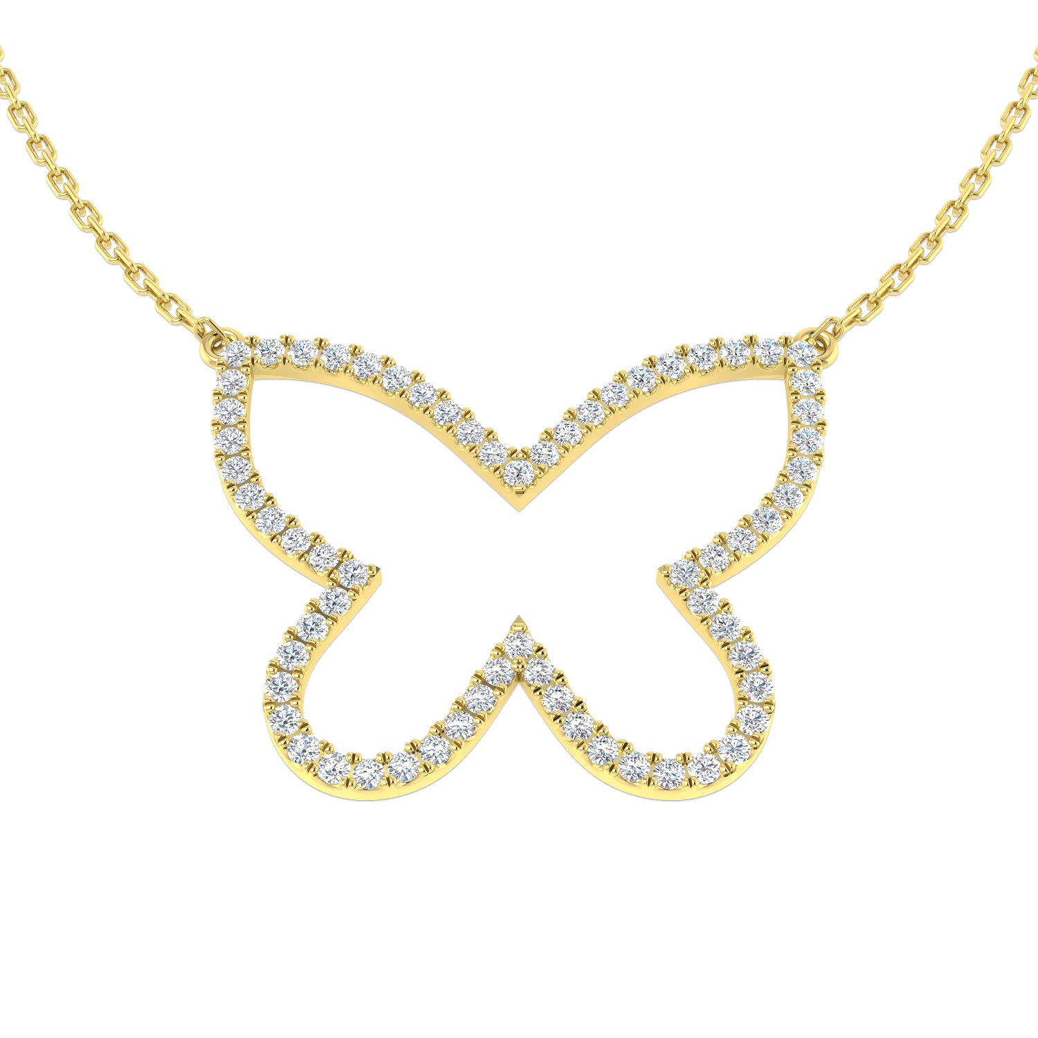 Round Diamond Necklace