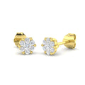 Round Diamond Earrings