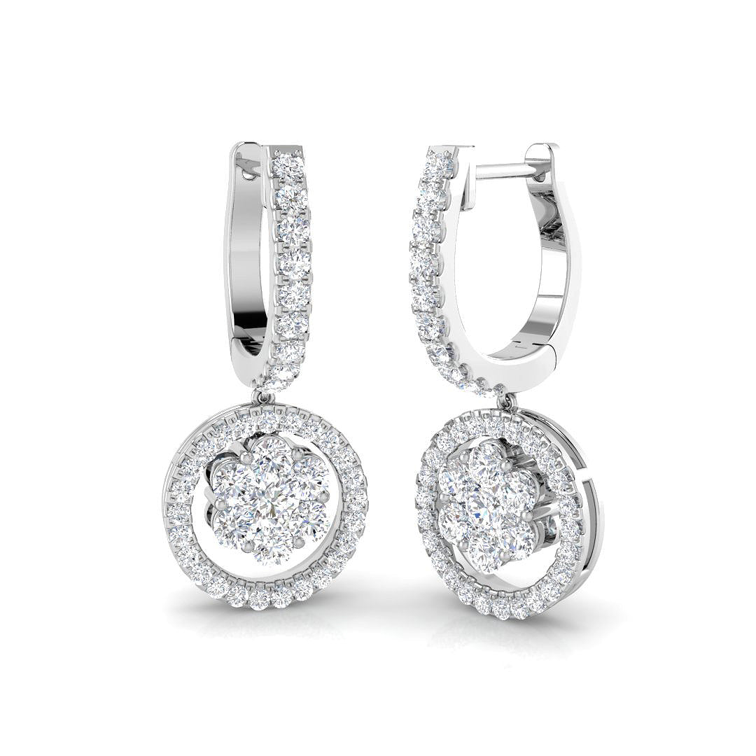 Round Diamond Earrings