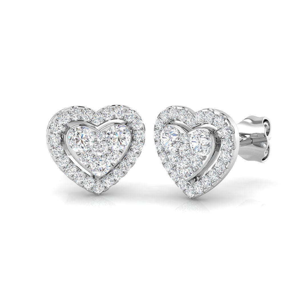 Round Diamond Earrings