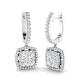 Round Diamond Earrings