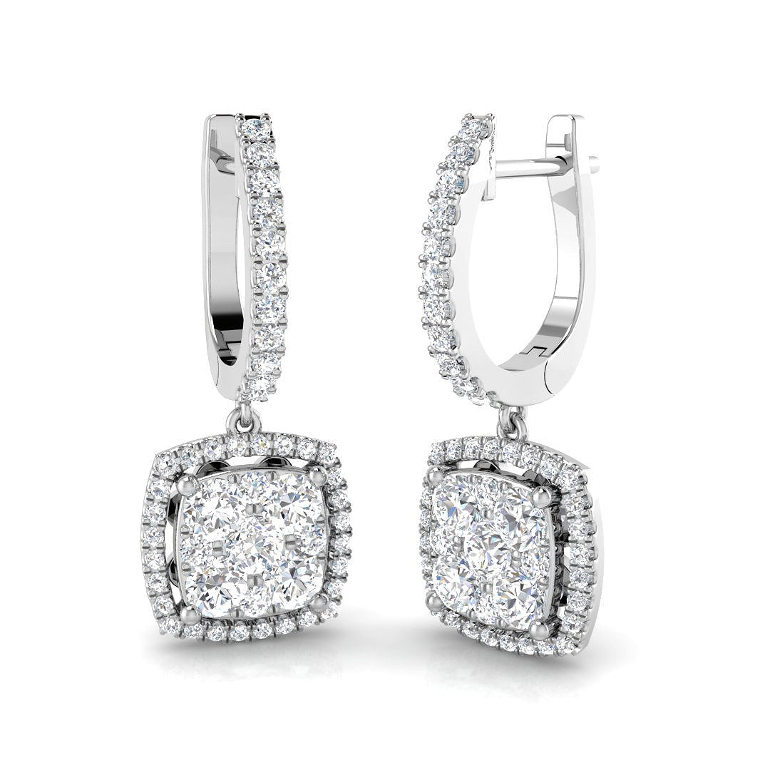 Round Diamond Earrings