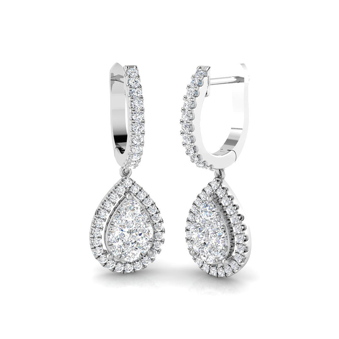 Round Diamond Earrings