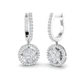 Round Diamond Earrings