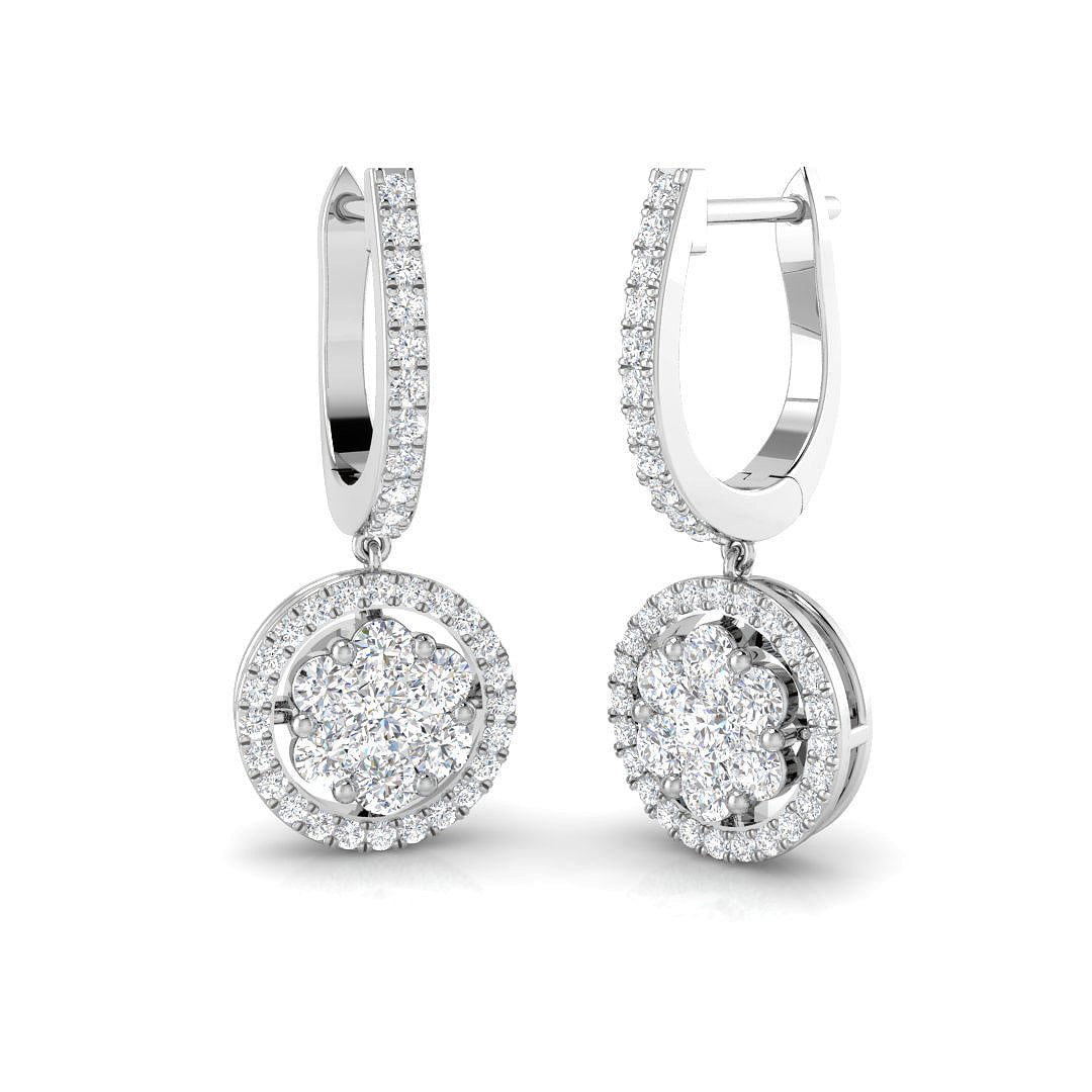 Round Diamond Earrings