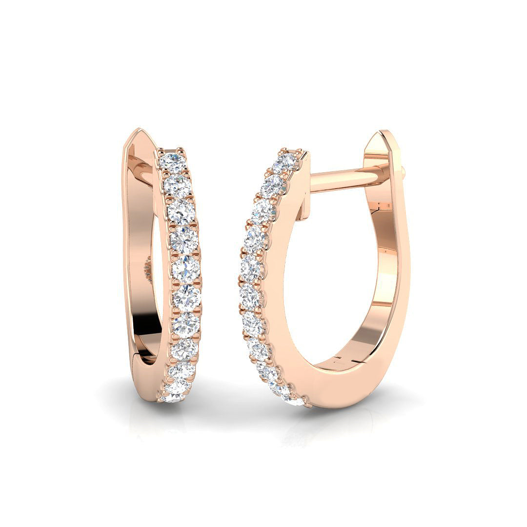 Round Diamond Earrings
