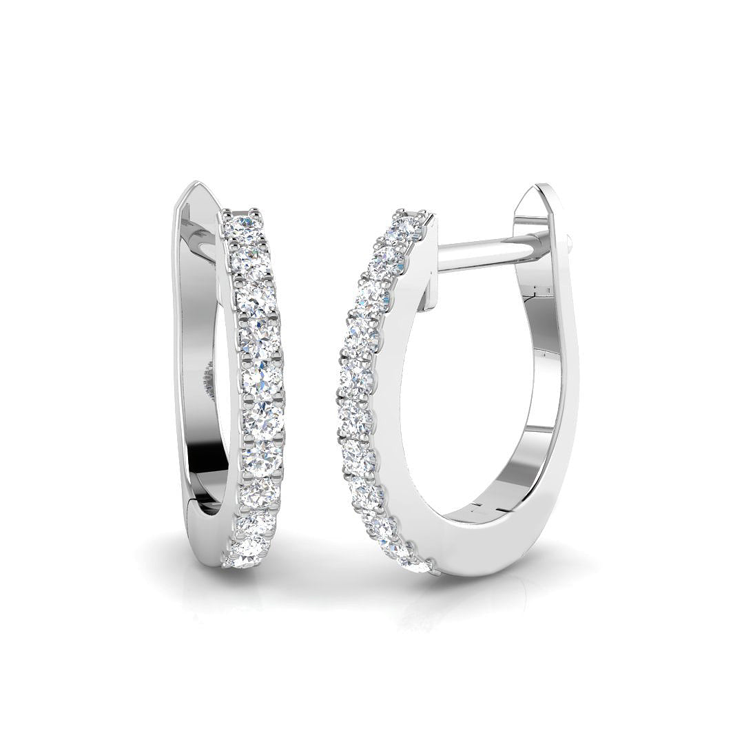Round Diamond Earrings