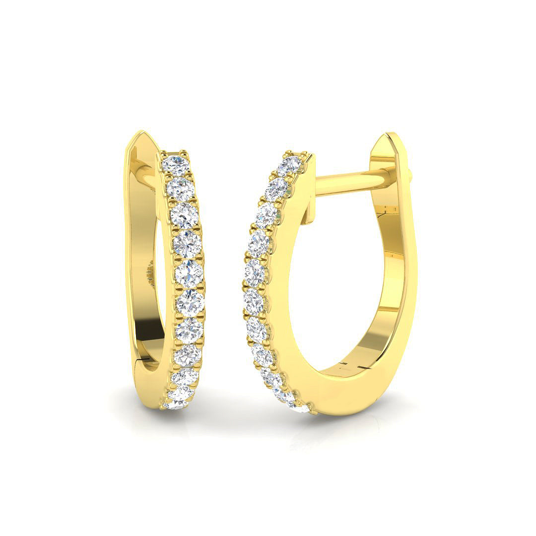 Round Diamond Earrings