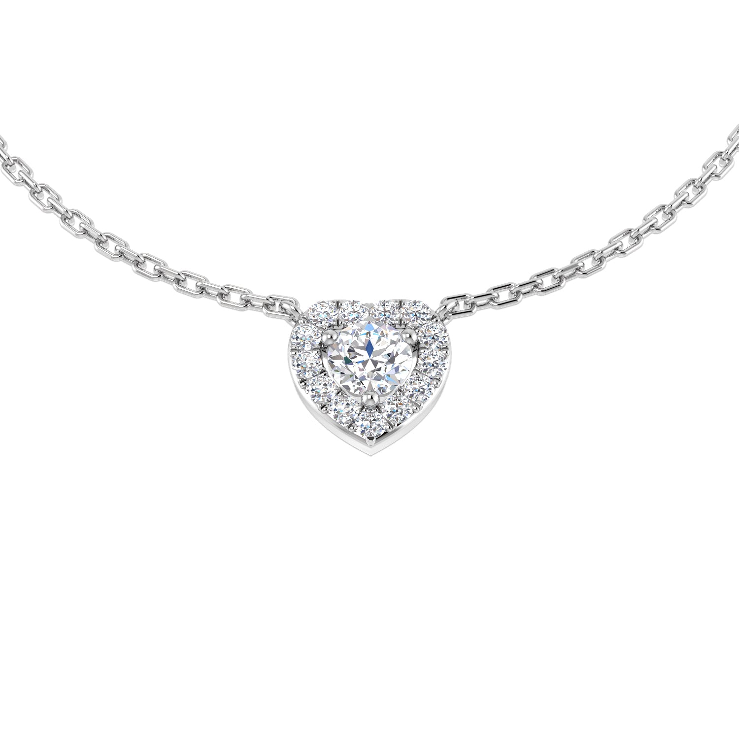 Round Diamond Necklace