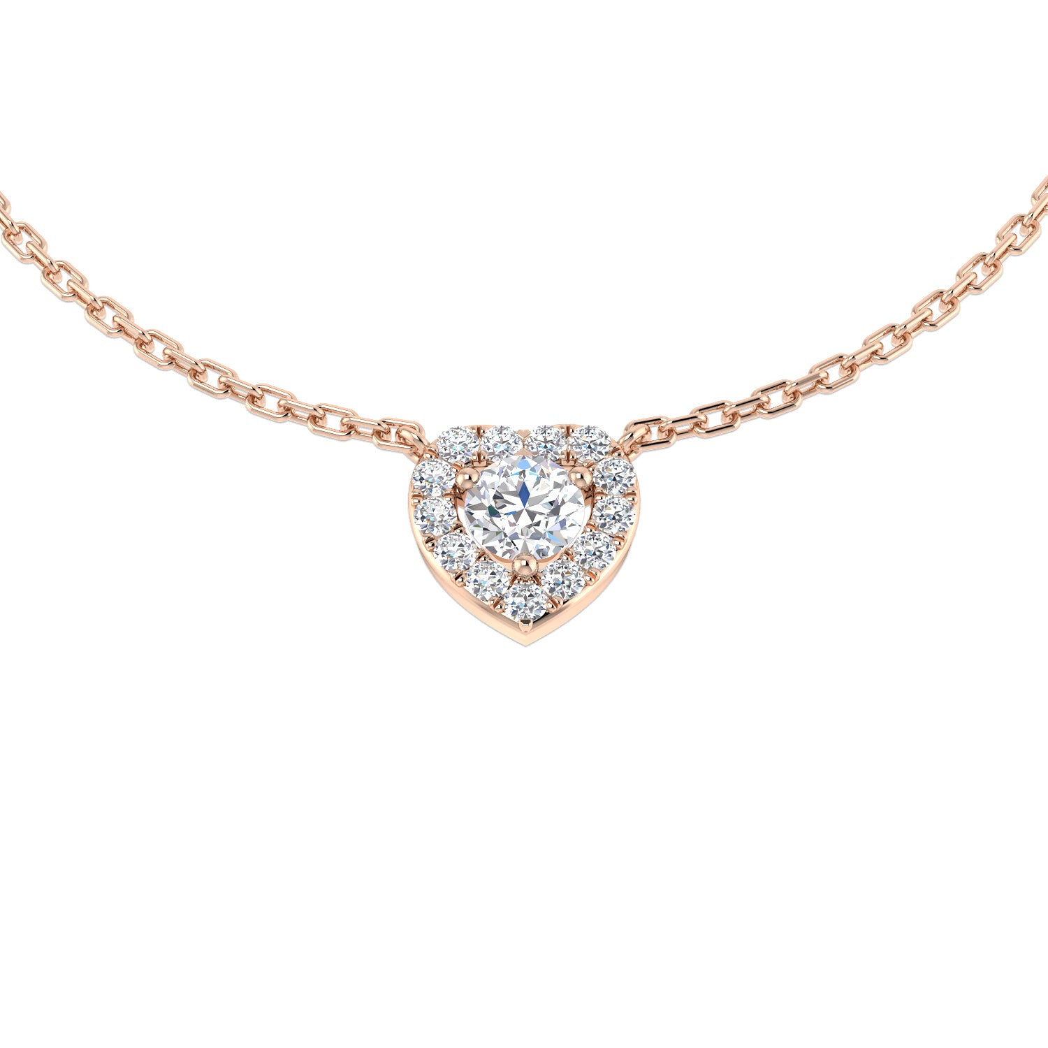 Round Diamond Necklace