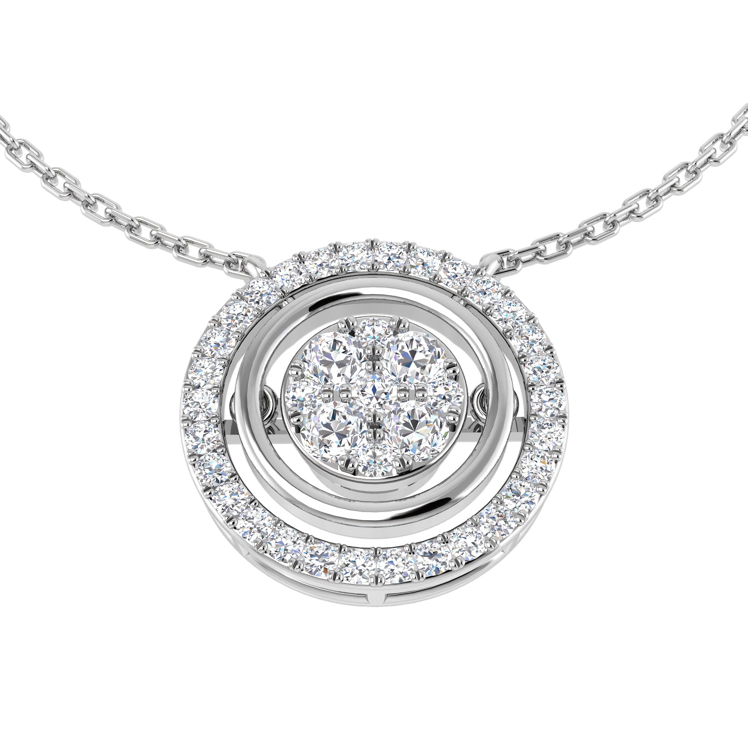 Round Diamond Necklace