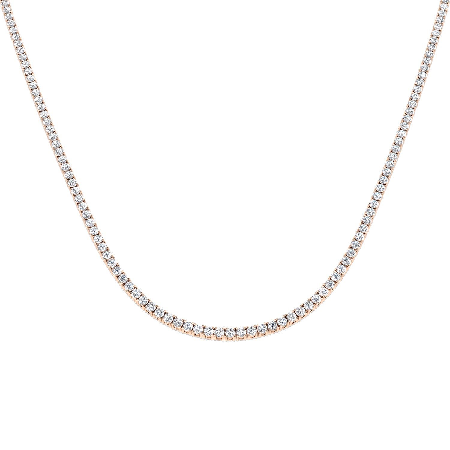 Round Diamond Necklace