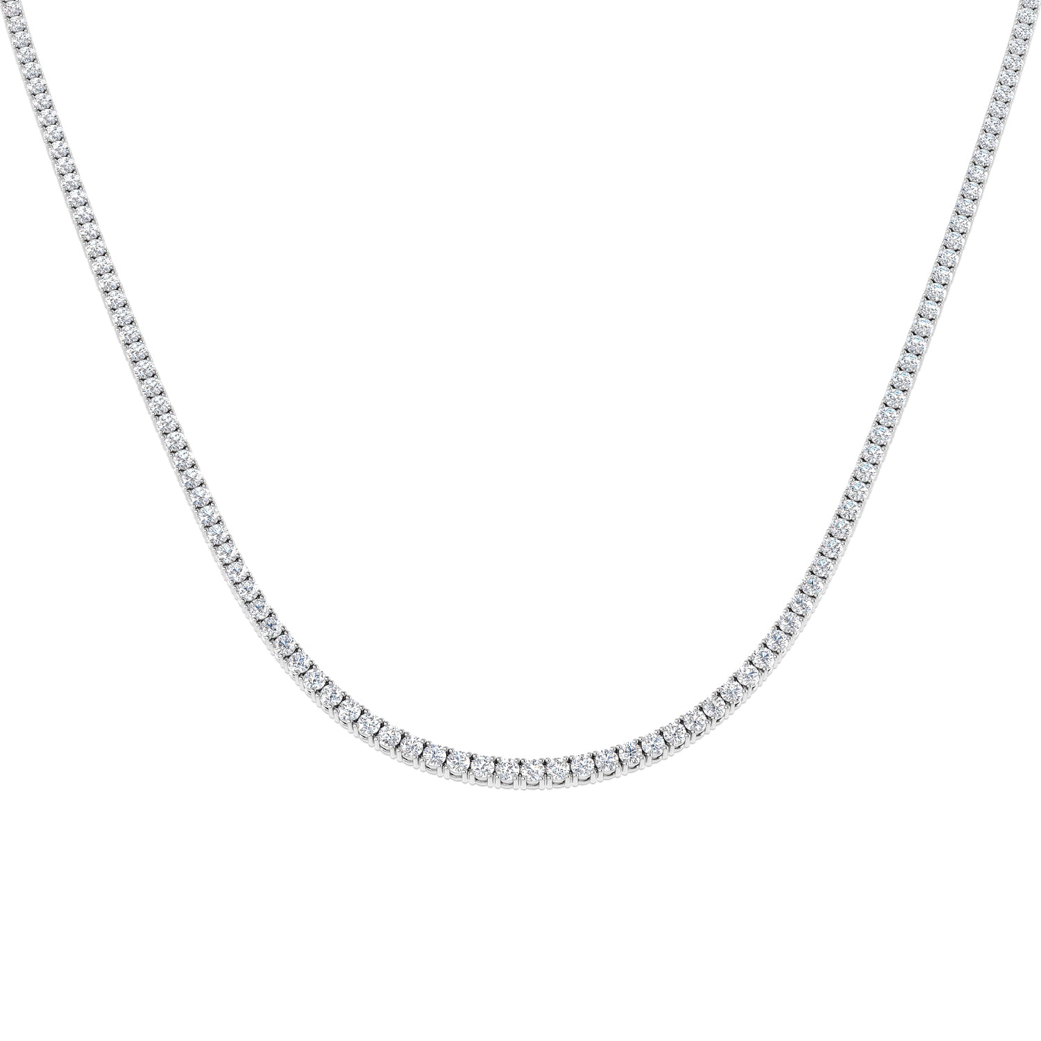 Round Diamond Necklace