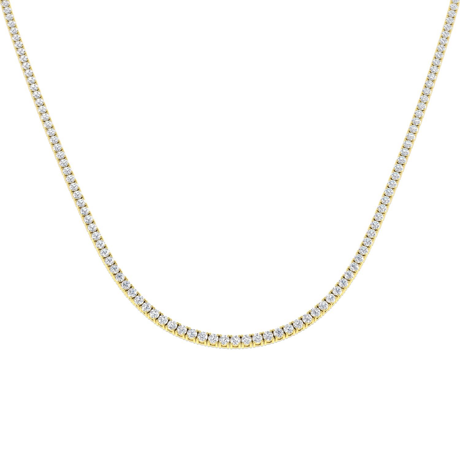 Round Diamond Necklace