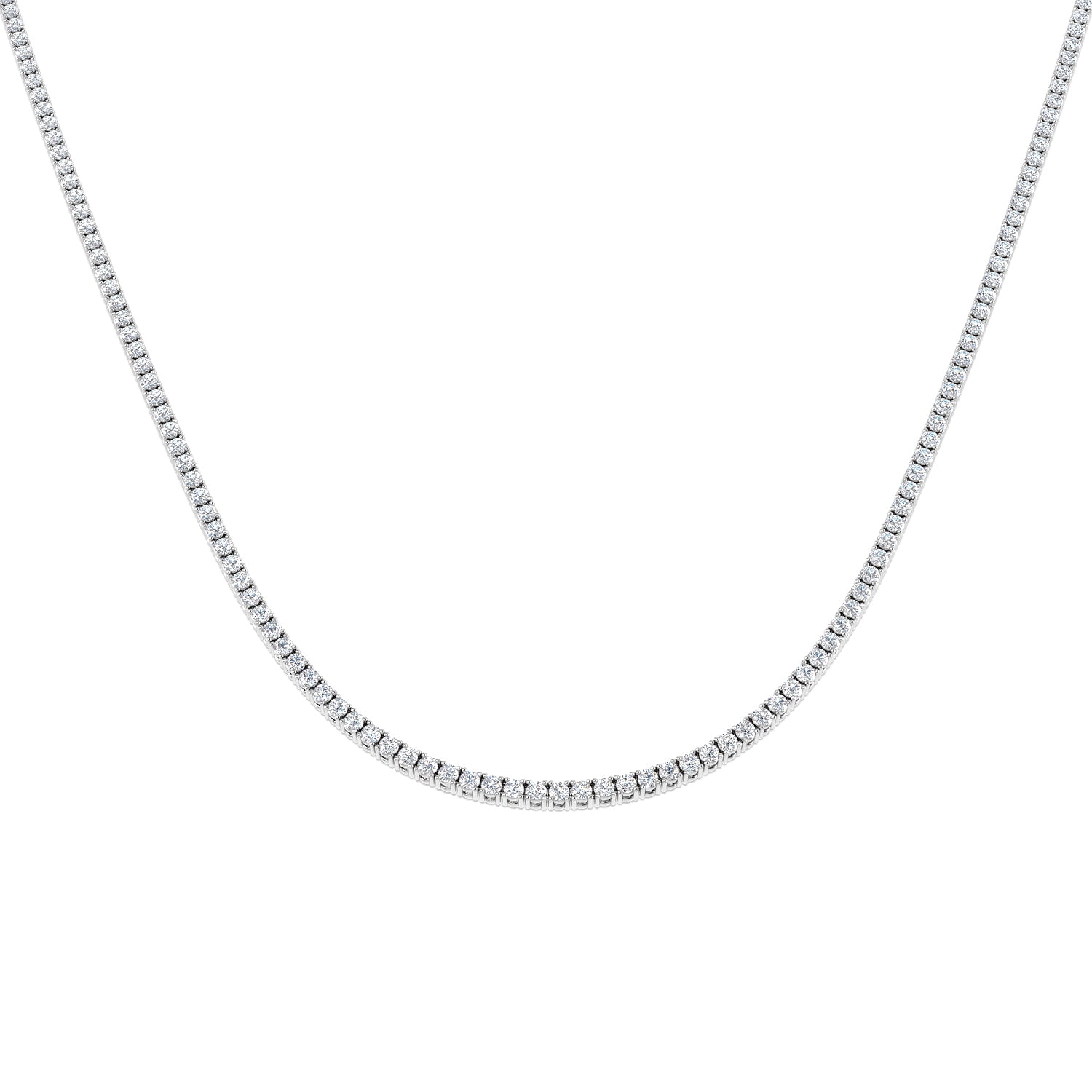 Round Diamond Necklace