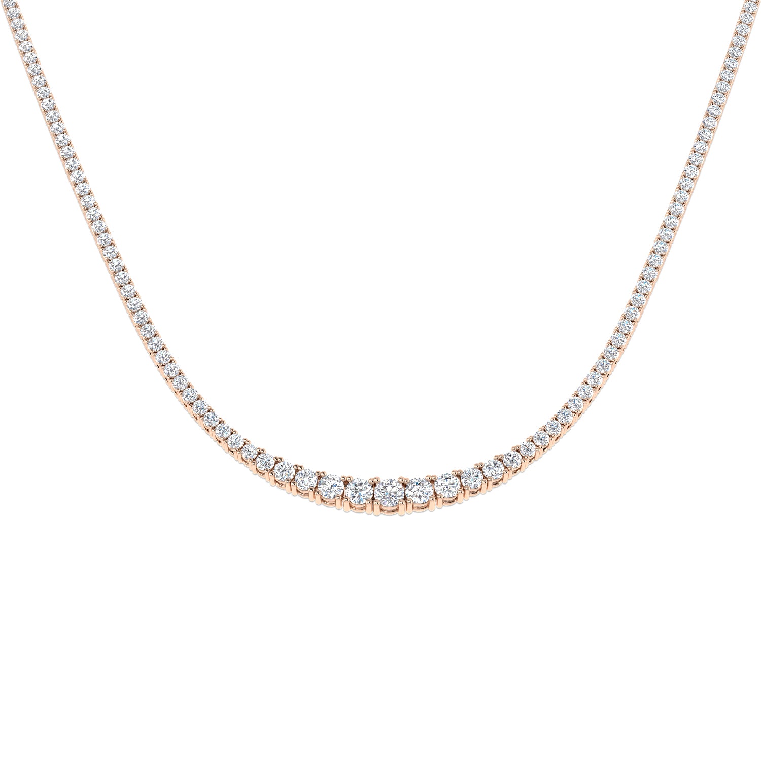 Round Diamond Necklace