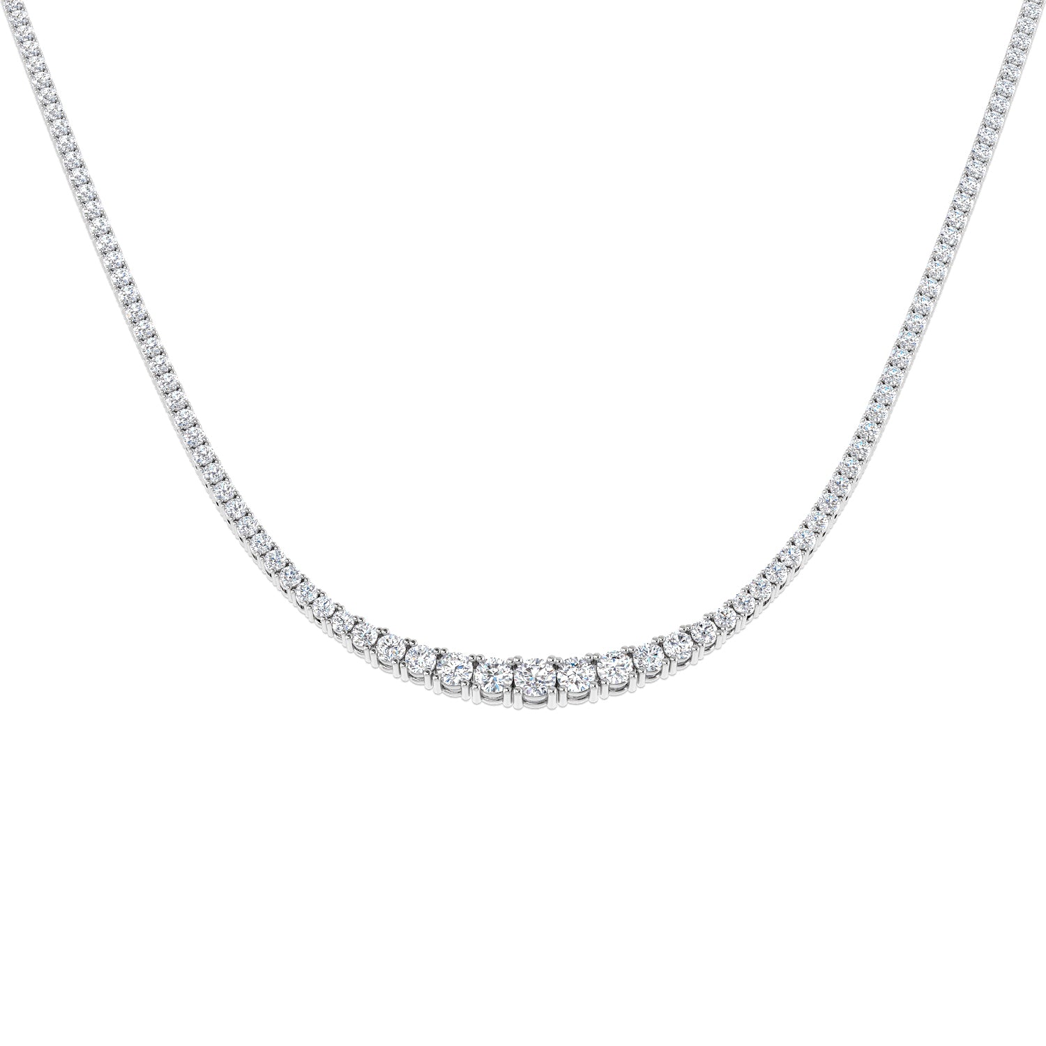 Round Diamond Necklace