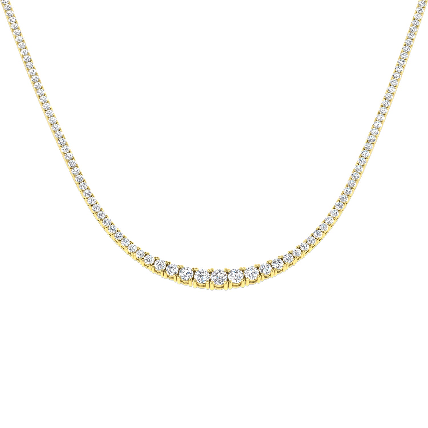 Round Diamond Necklace
