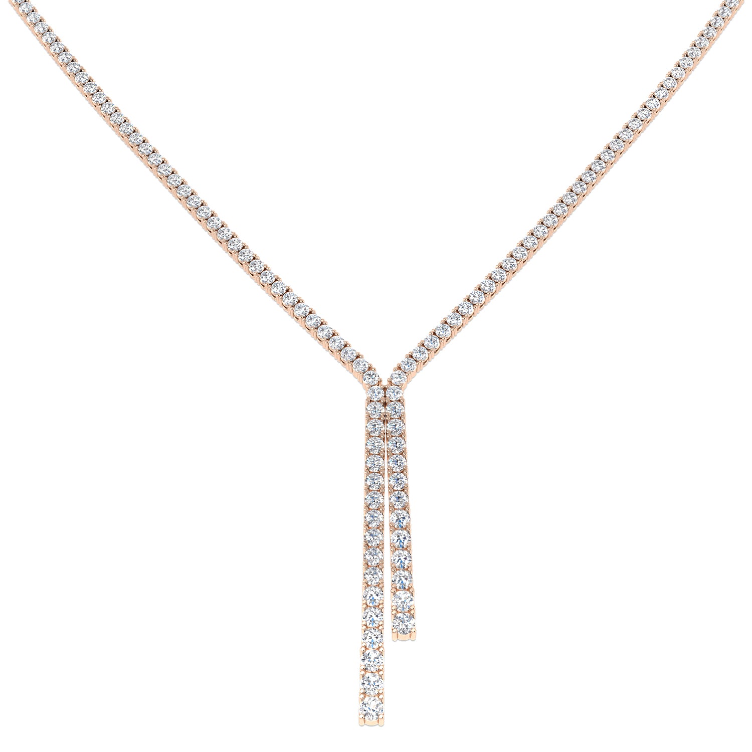 Round Diamond Necklace