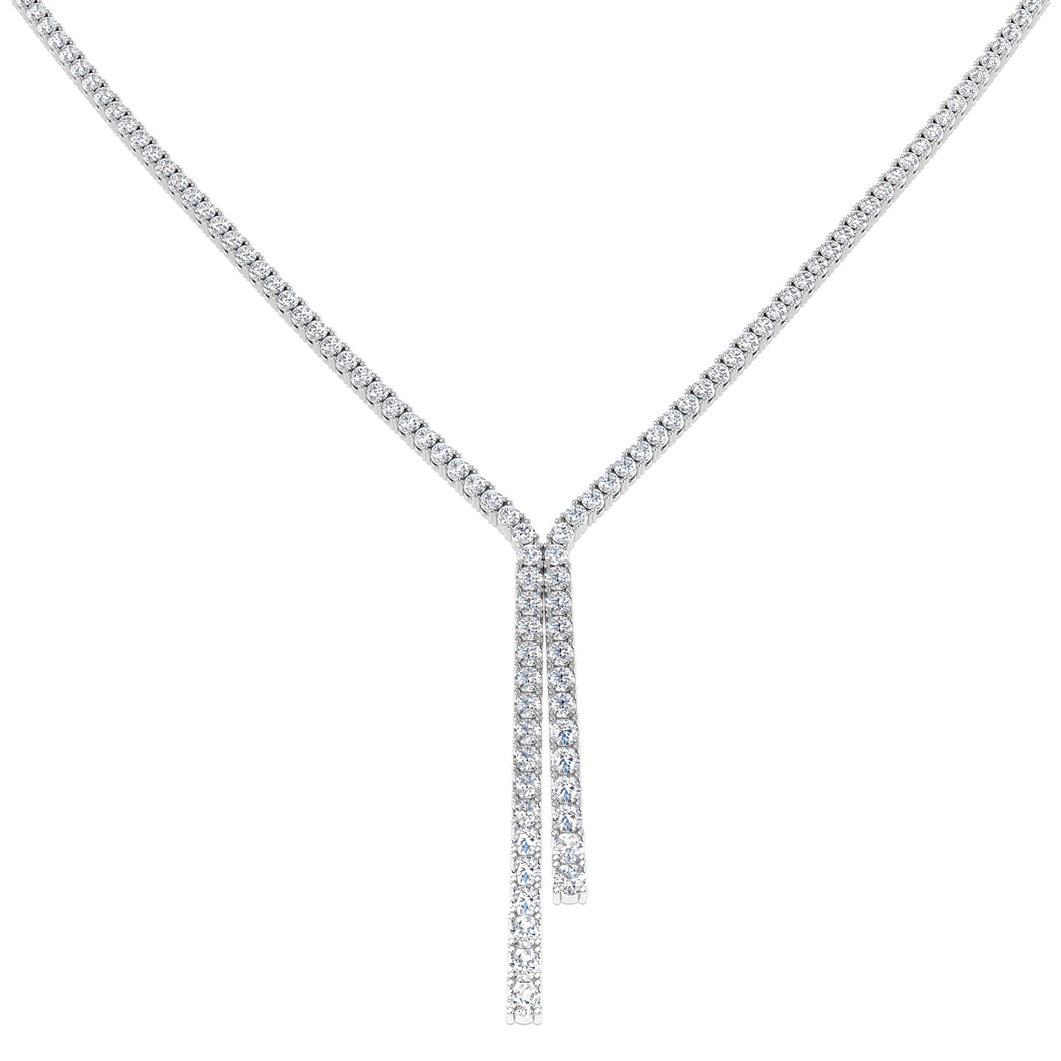 Round Diamond Necklace