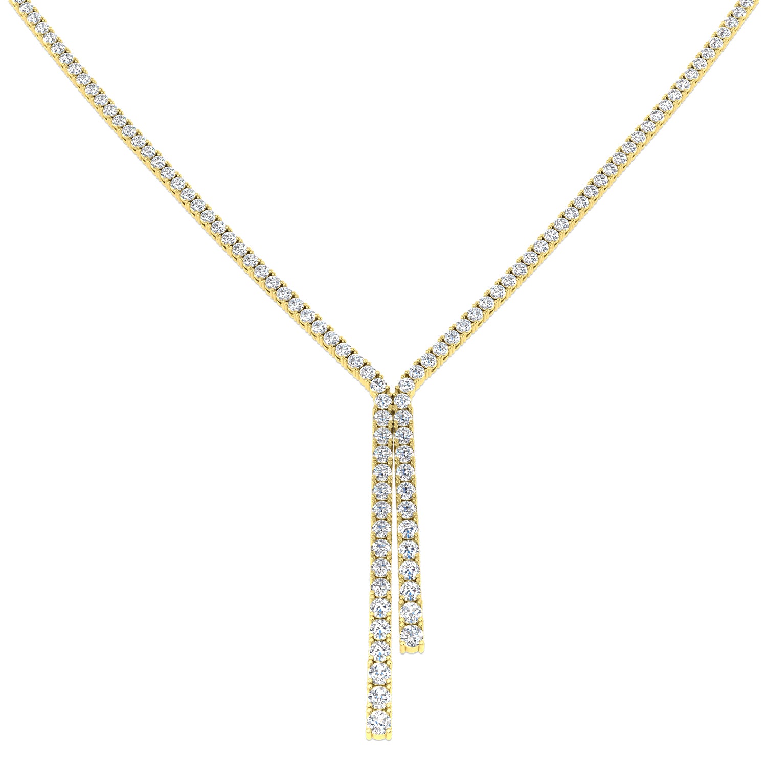 Round Diamond Necklace