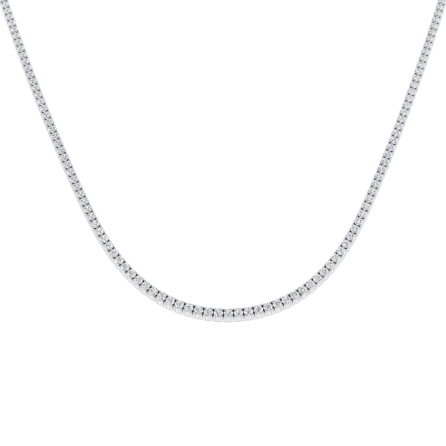 Round Diamond Necklace