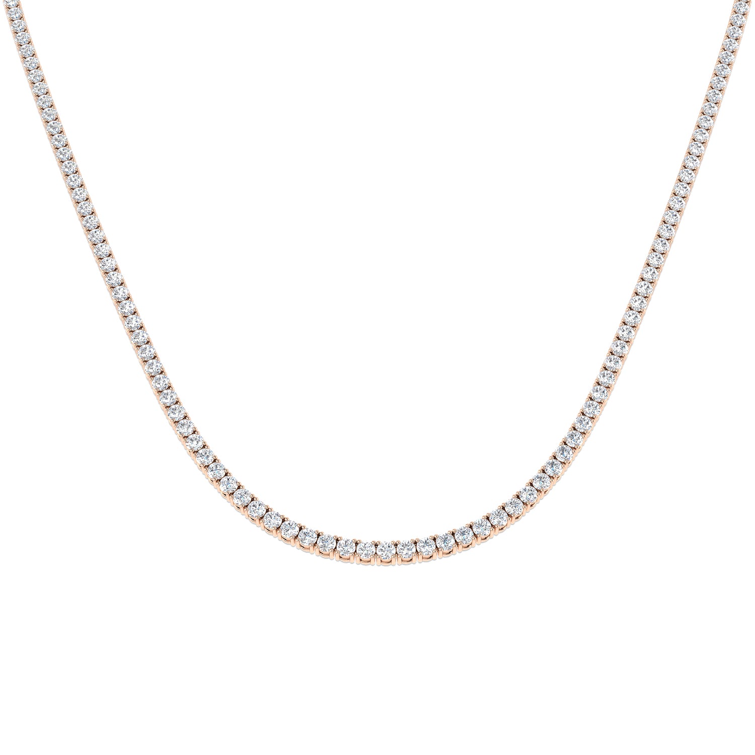 Round Diamond Necklace