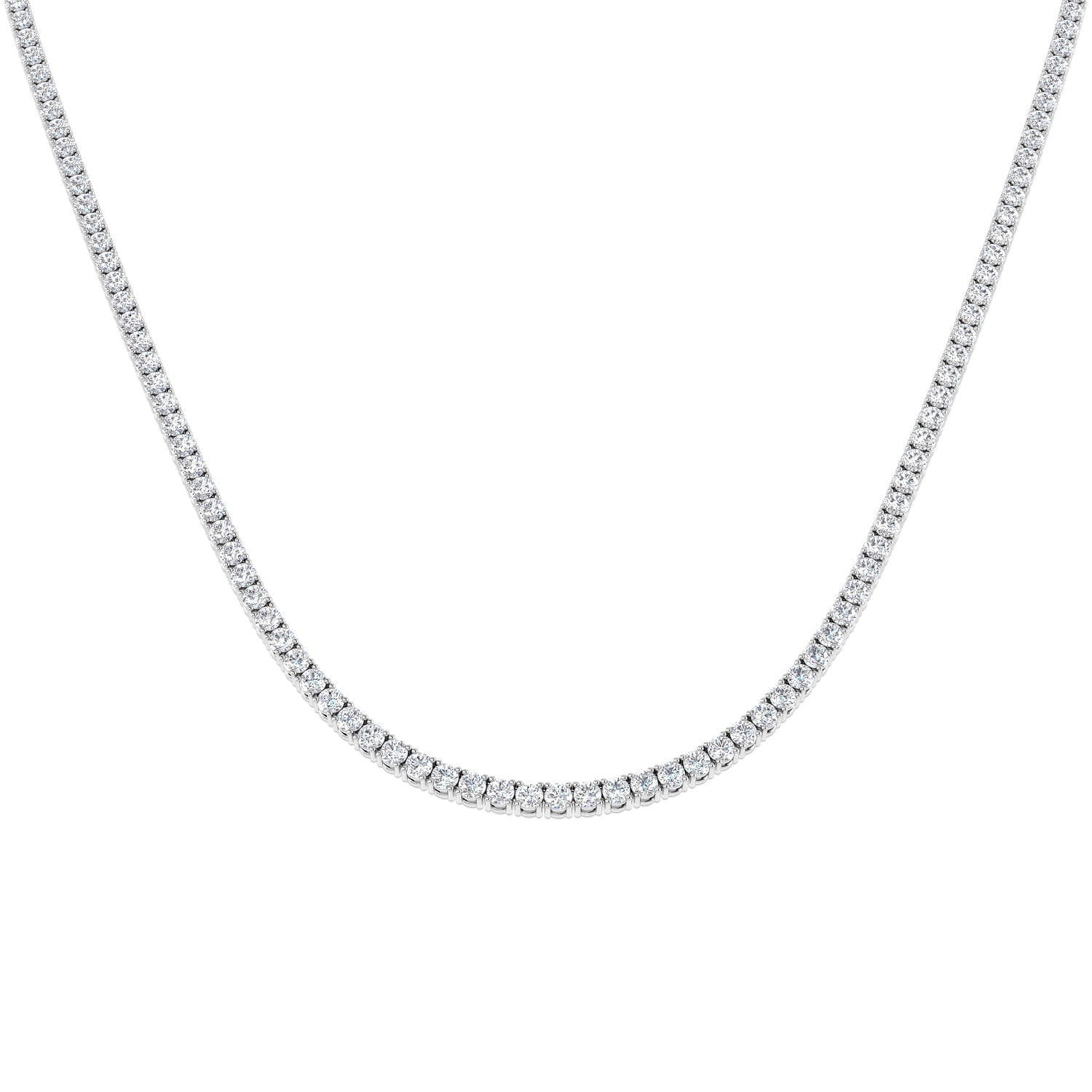 Round Diamond Necklace