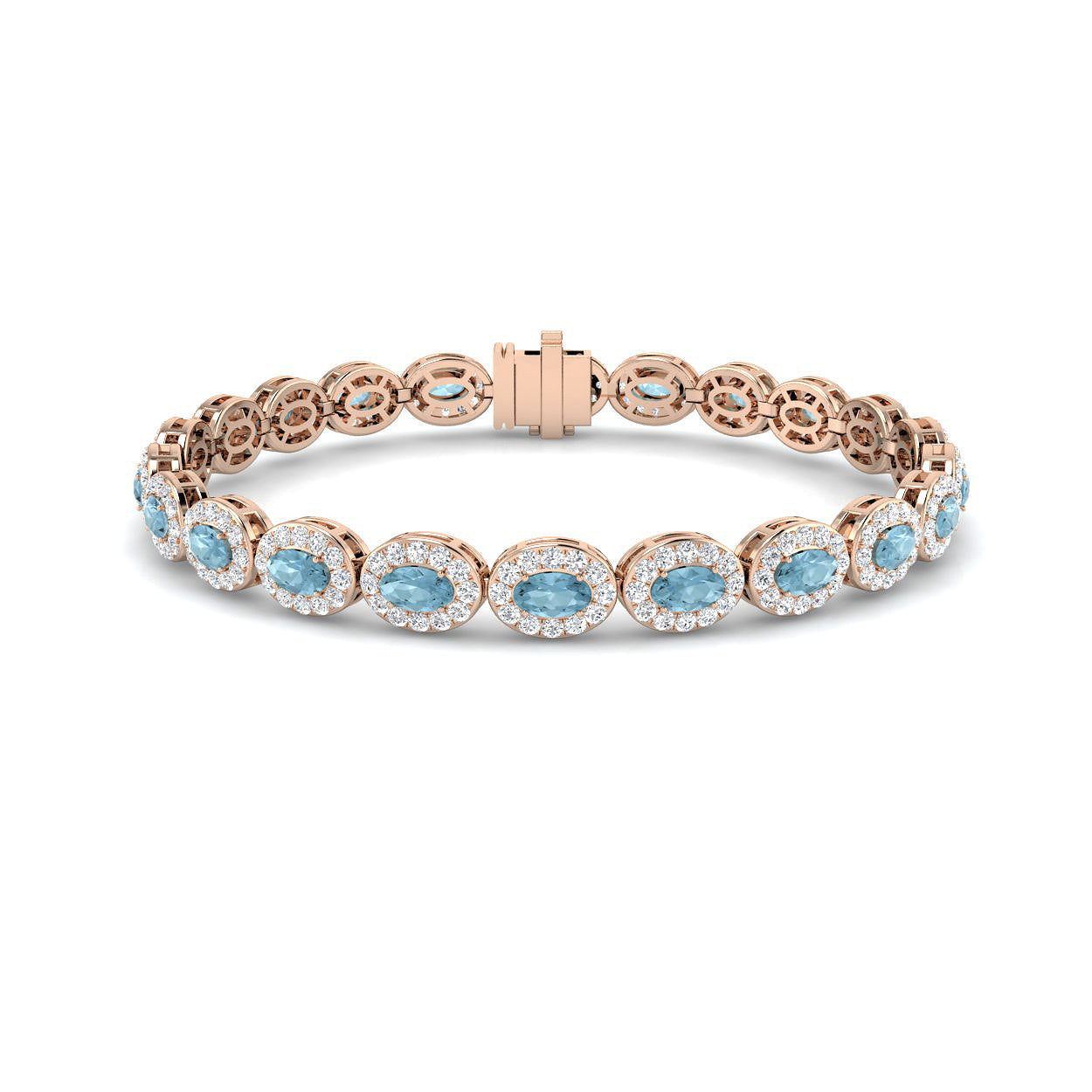 Oval Gemstone Bracelet