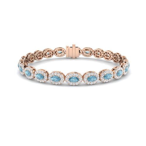 Oval Gemstone Bracelet