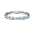 Oval Gemstone Bracelet