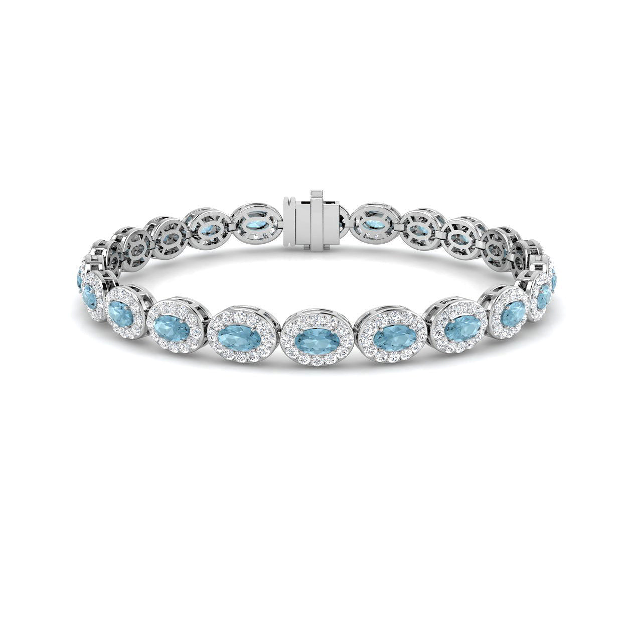 Oval Gemstone Bracelet