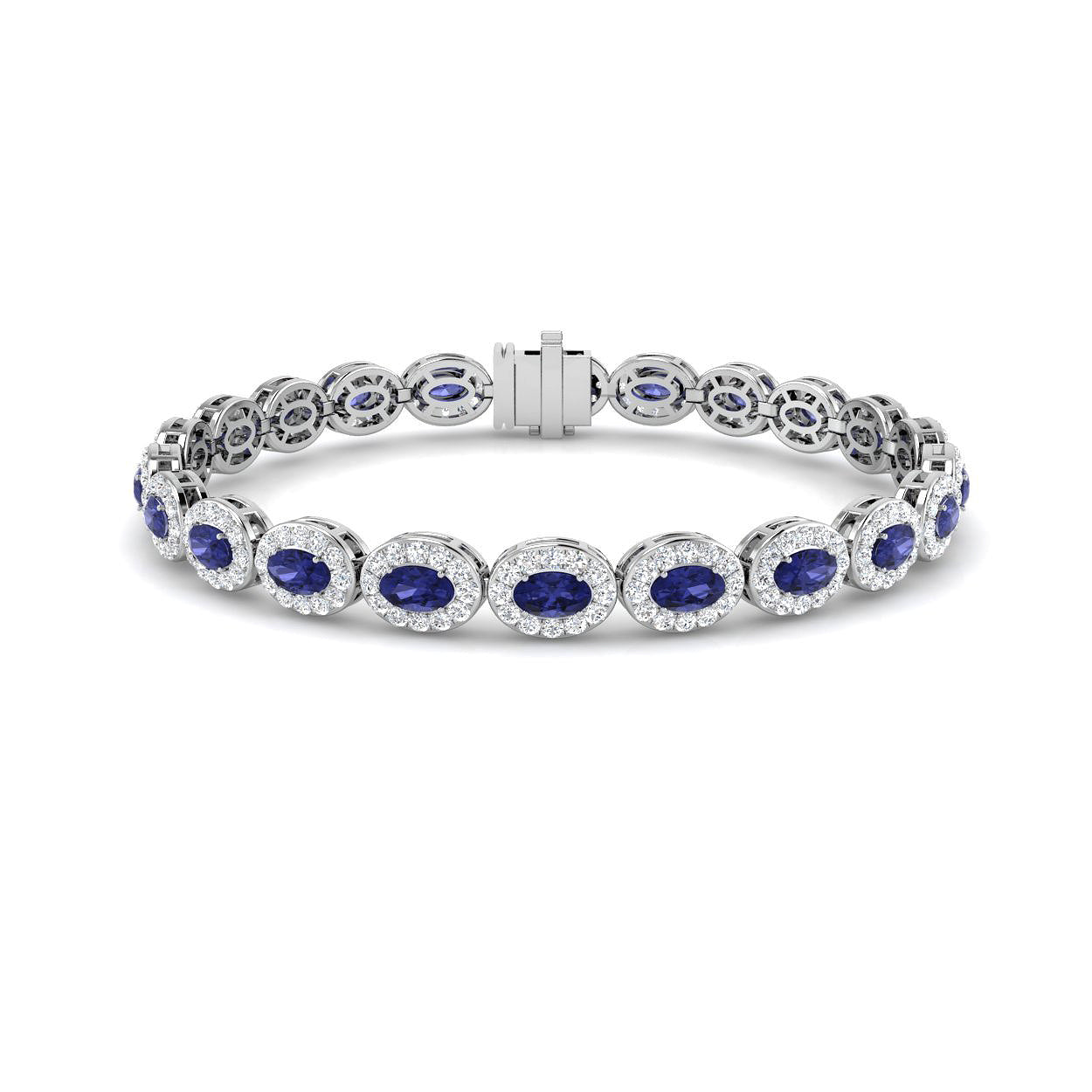 Oval Gemstone Bracelet