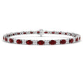 Oval Ruby Bracelet