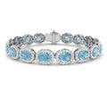 Oval Gemstone Bracelet