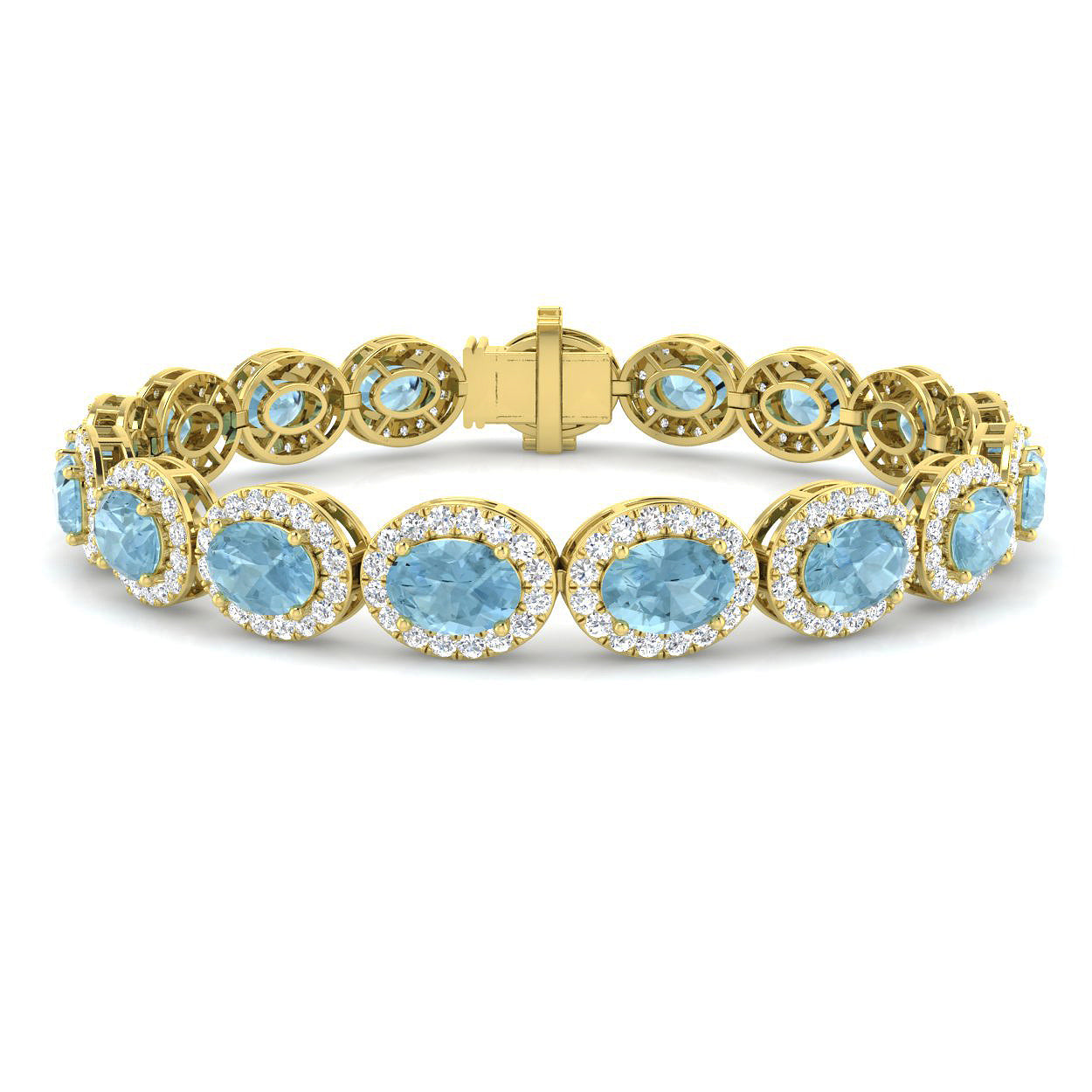 Oval Gemstone Bracelet