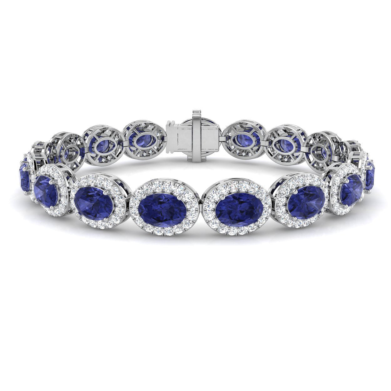 Oval Gemstone Bracelet