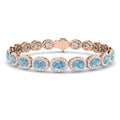 Oval Gemstone Bracelet