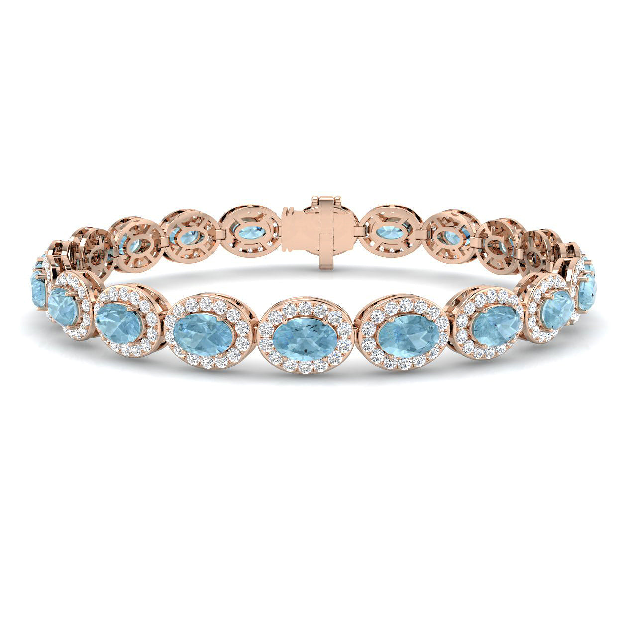Oval Gemstone Bracelet