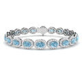 Oval Gemstone Bracelet