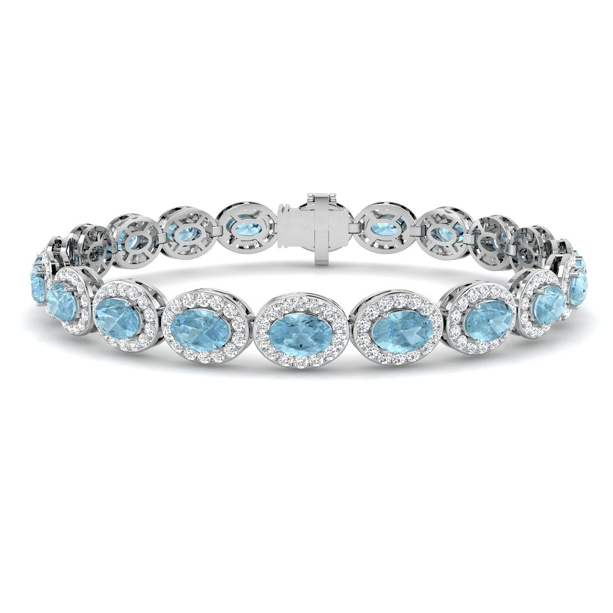 Oval Gemstone Bracelet