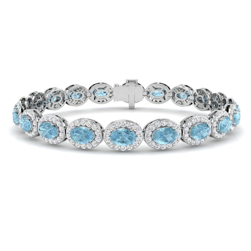 Oval Gemstone Bracelet