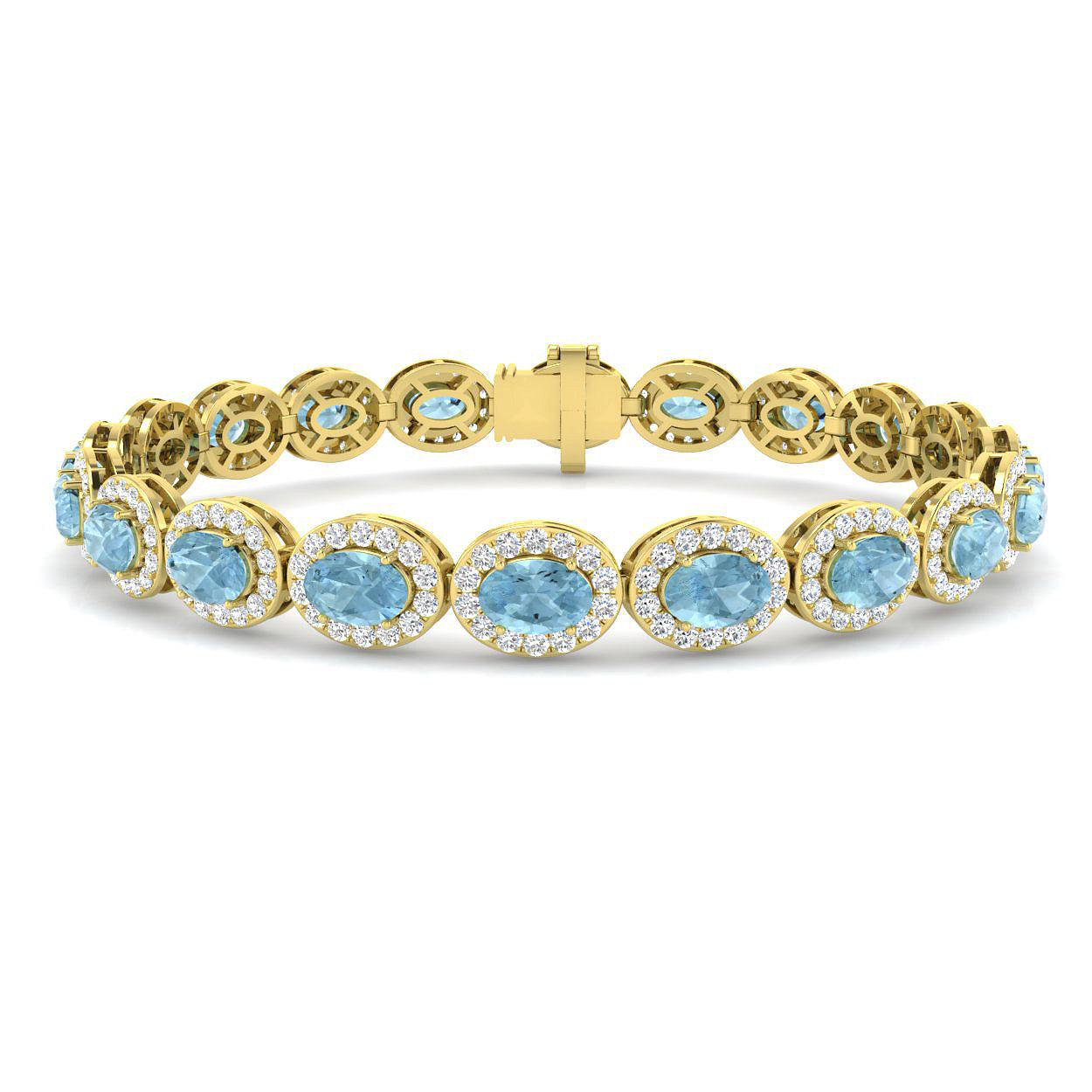 Oval Gemstone Bracelet