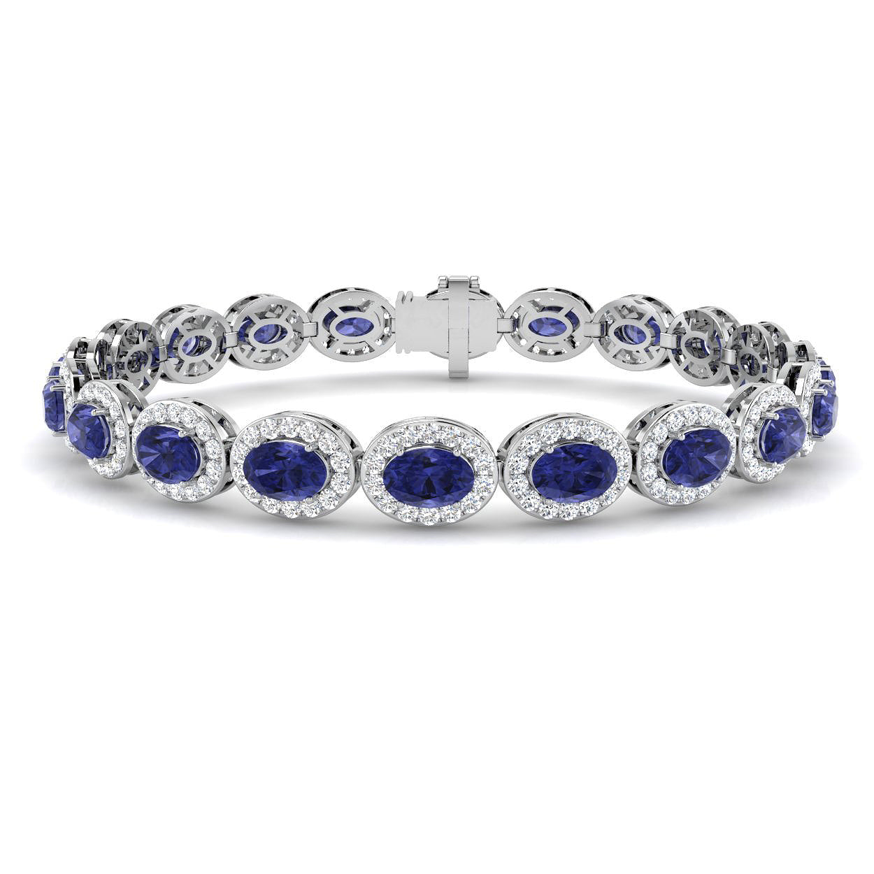 Oval Gemstone Bracelet