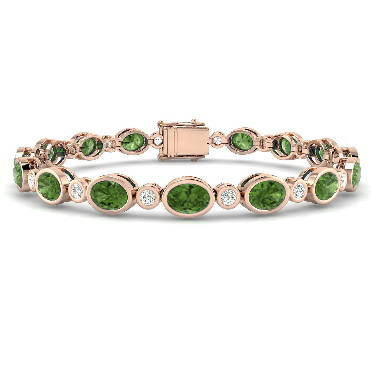 Oval Peridot Bracelet