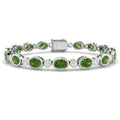 Oval Peridot Bracelet