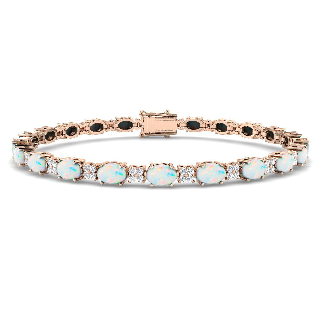Oval Gemstone Bracelet