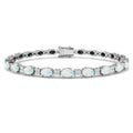 Oval Gemstone Bracelet