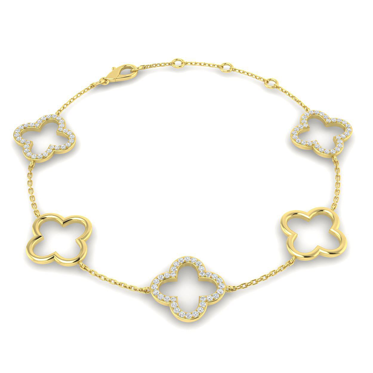 Round Diamond Bracelet
